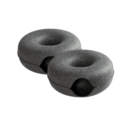 Jumbo Cat Scratcher Cave – 2-in-1 Felt Cat Tunnel, Hideaway Bed & Interactive Play Space