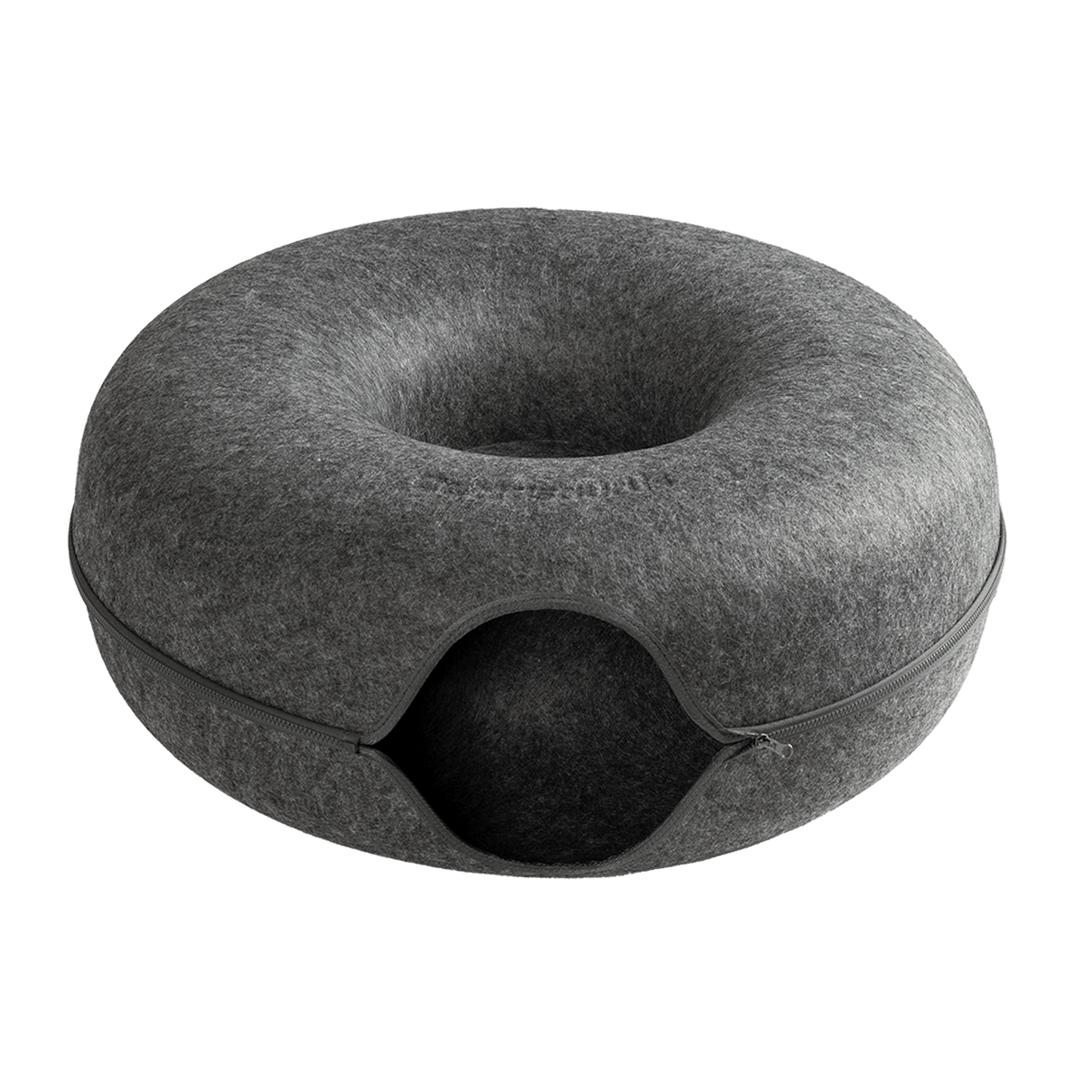 Jumbo Cat Scratcher Cave – 2-in-1 Felt Cat Tunnel, Hideaway Bed & Interactive Play Space