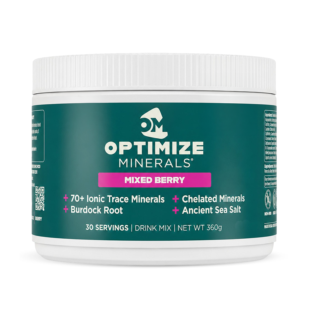 Optimize Minerals Daily Multi-Mineral Powder with Trace Minerals, B Vitamins & Vitamin C – 30 Day Supply