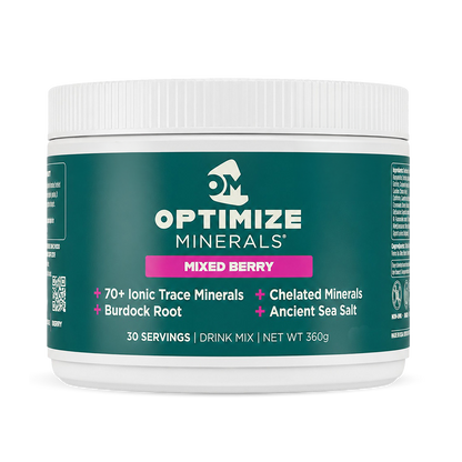 Optimize Minerals Daily Multi-Mineral Powder with Trace Minerals, B Vitamins & Vitamin C – 30 Day Supply