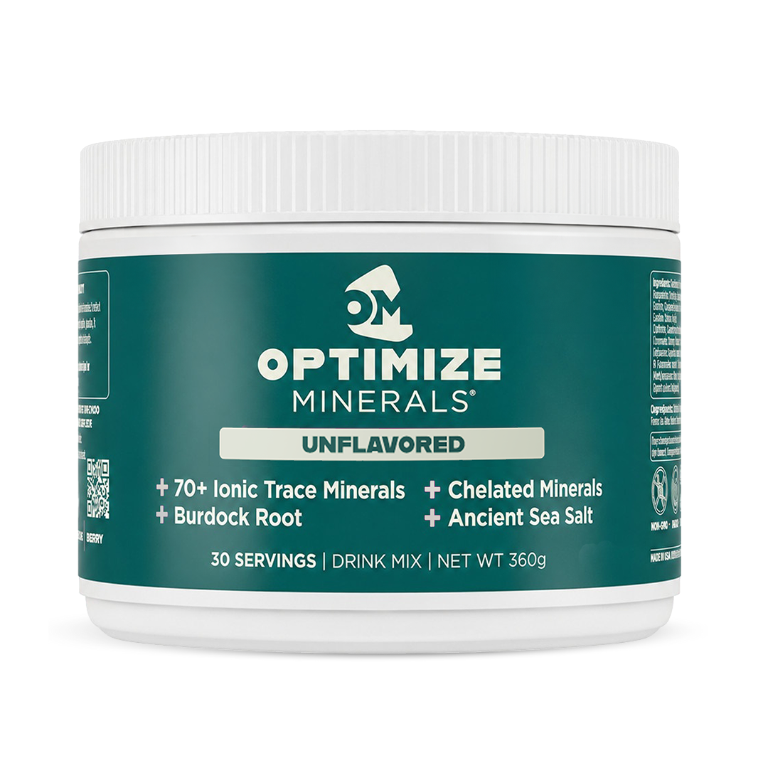 Optimize Minerals Daily Multi-Mineral Powder with Trace Minerals, B Vitamins & Vitamin C – 30 Day Supply