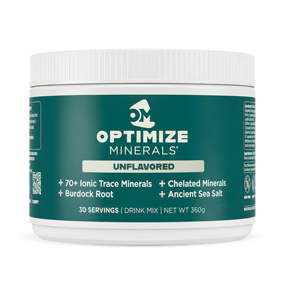 Optimize Minerals Daily Multi-Mineral Powder with Trace Minerals, B Vitamins & Vitamin C – 30 Day Supply