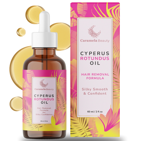 Cyperus Rotundus Oil - 60ml Natural Cyperus Rotundus Oil For Hair Removal, Moisturizing & Soothing Cyperus Oil For Reducing Body Hair Growth, Hair Removal Oil Ideal for All Skin Types