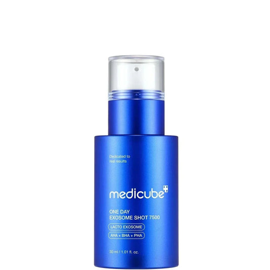 Medicube One Day Exosome Shot 7500 – AHA, BHA & PHA Pore Refining Exfoliating Serum, 30ml