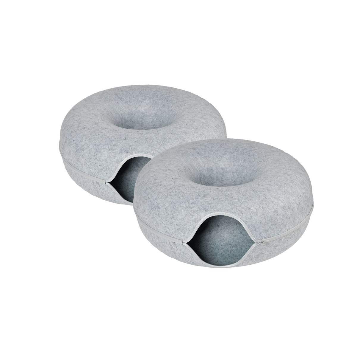 Jumbo Cat Scratcher Cave – 2-in-1 Felt Cat Tunnel, Hideaway Bed & Interactive Play Space