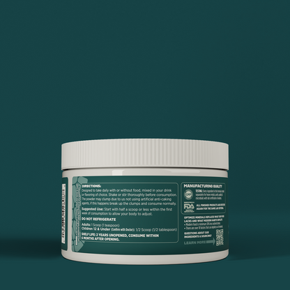 Optimize Minerals Daily Multi-Mineral Powder with Trace Minerals, B Vitamins & Vitamin C – 30 Day Supply