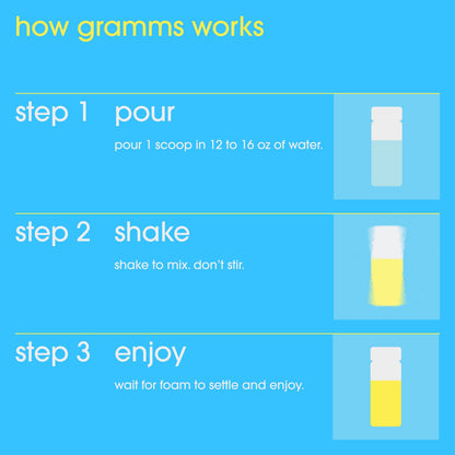gramms Lemonade Clear Whey Protein – 20g Protein, 80 Calories, Zero Sugar