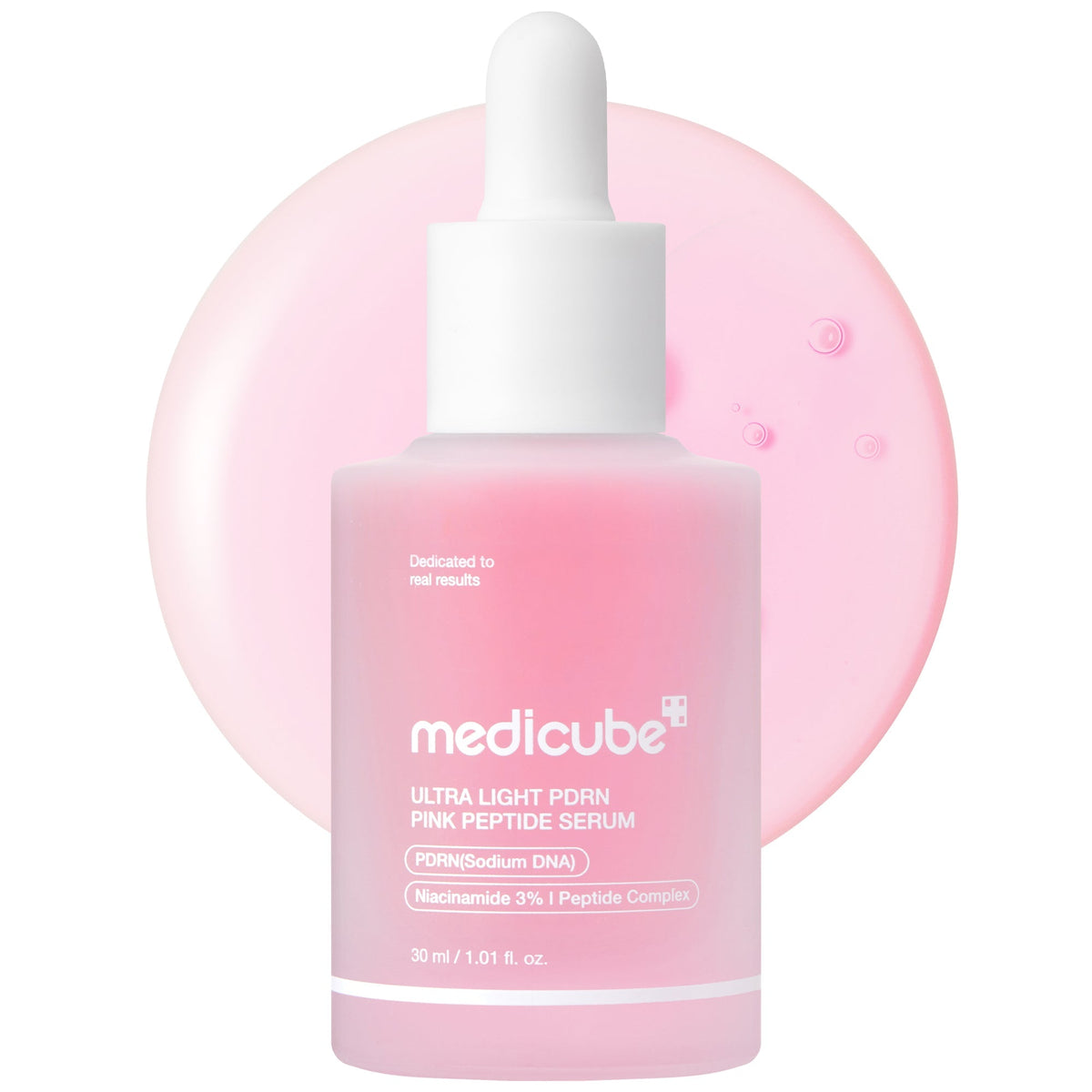 Ultra Light PDRN Pink Peptide Serum – Lightweight Hydrating Serum with Niacinamide & Hyaluronic Acid, 30ml