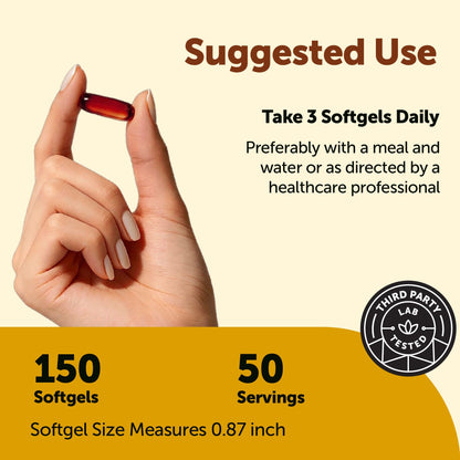 Micro Ingredients Pumpkin Seed Oil with Saw Palmetto Softgels