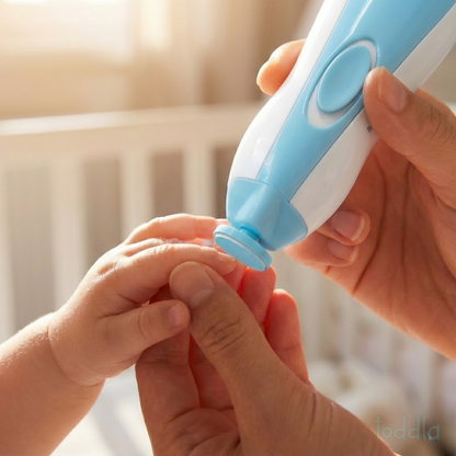 Toddla™ Baby Nail Trimmer – Electric Baby Nail File with Gentle, Safe & Painless Nail Care for Newborns and Toddlers