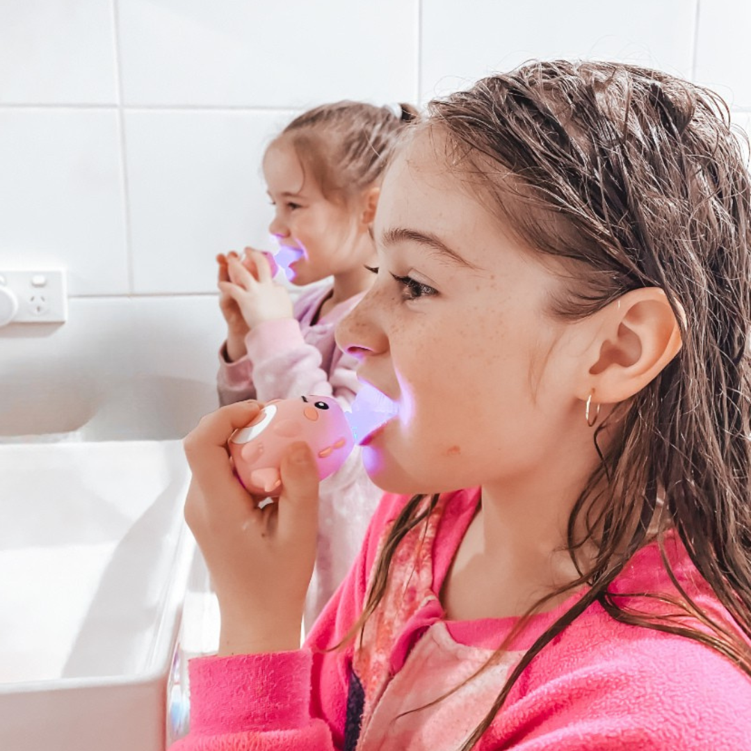 Toddla™ Kids U-Shaped 360° Toothbrush – Soft Silicone Automatic Toothbrush for Toddlers & Children