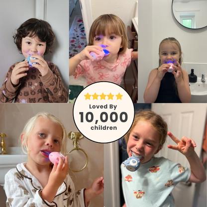 Toddla™ Kids U-Shaped 360° Toothbrush – Soft Silicone Automatic Toothbrush for Toddlers & Children