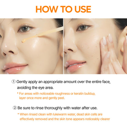 Dr.Melaxin Peel Shot Kojic Acid Turmeric Serum — 80ml exfoliating AHA/BHA pore-refining brightening ampoule
