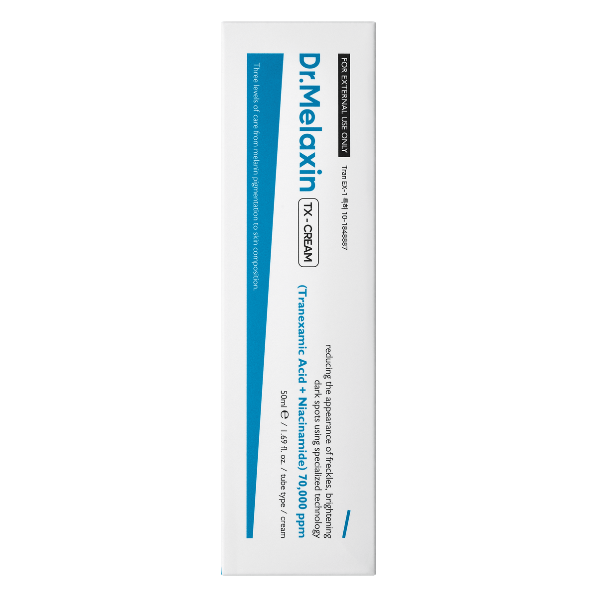 Dr.Melaxin TX Brightening Cream – Tranexamic Acid + Niacinamide Dark Spot Care – 50ml