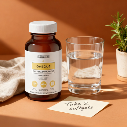 Ingredients Omega-3 EPA/DHA Supplement | Sourced from Wild Peruvian Anchovies