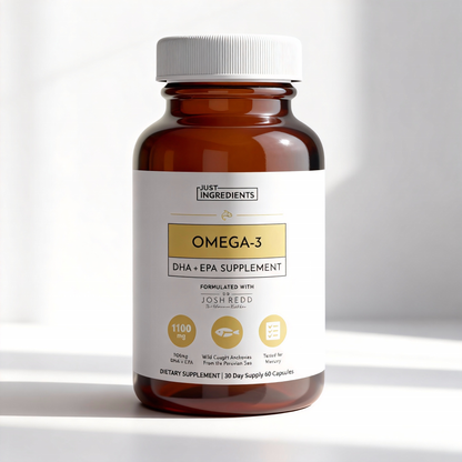 Ingredients Omega-3 EPA/DHA Supplement | Sourced from Wild Peruvian Anchovies
