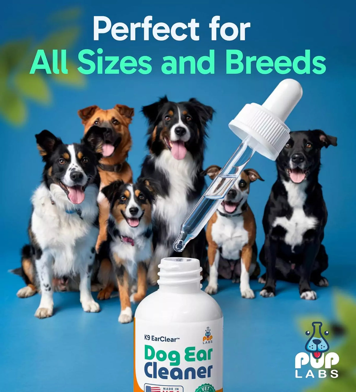 Natural Dog Ear Cleaning Drops – Gentle Earwax Removal & Daily Ear Care for Dogs