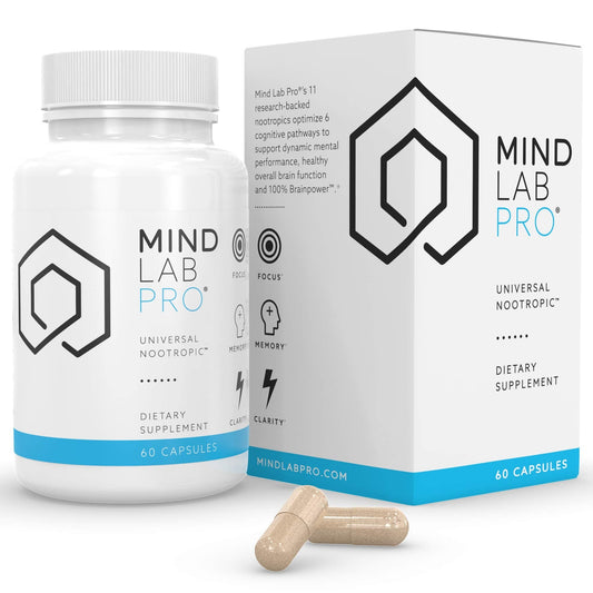 Mind Lab Pro Universal Nootropic Brain Booster – 60 Capsules | Plant-Based, Focus & Memory