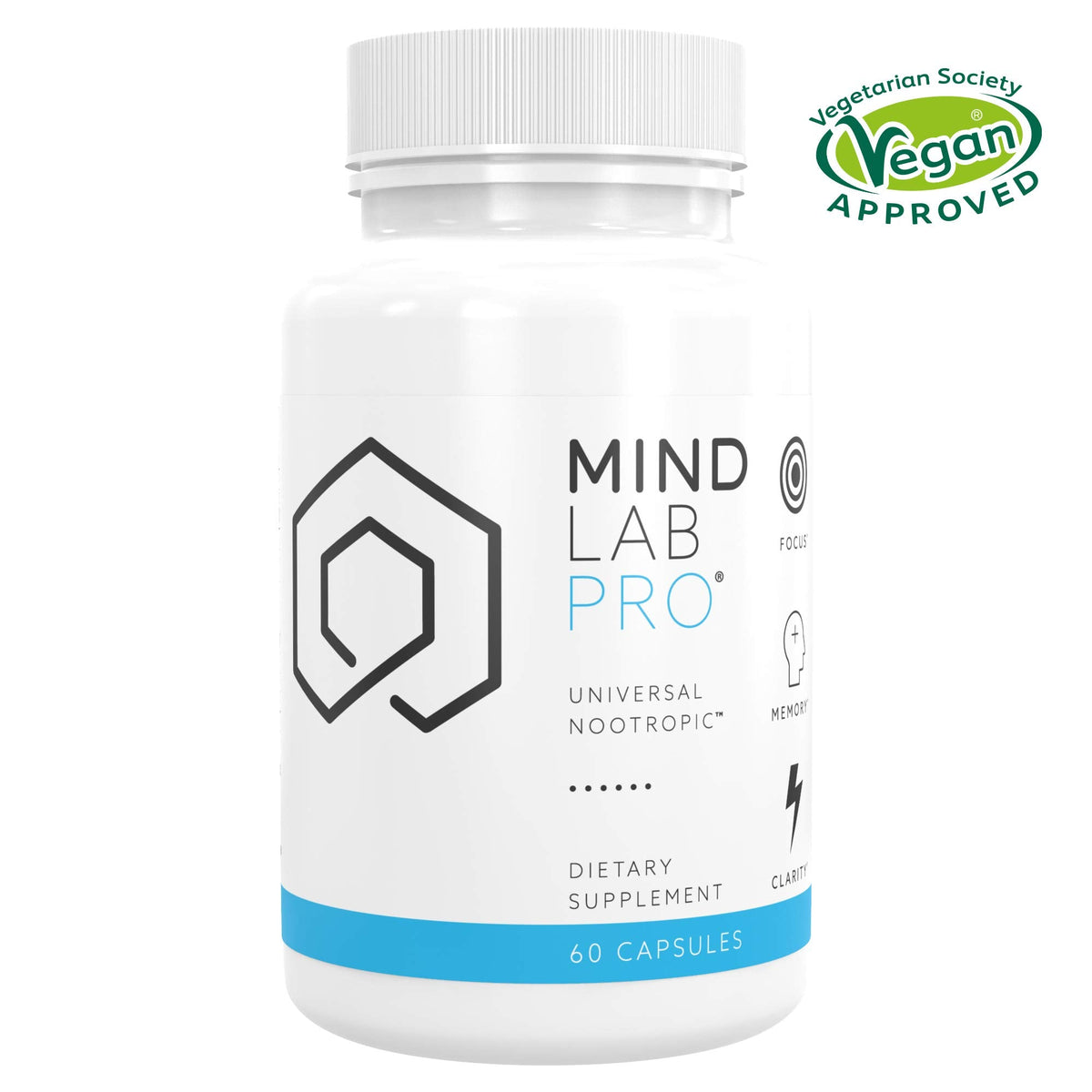 Mind Lab Pro Universal Nootropic Brain Booster – 60 Capsules | Plant-Based, Focus & Memory