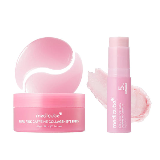 [ MEDICUBE ] PDRN Pink Collagen Eye Patch &  PDRN Pink Collagen Multi balm Duo