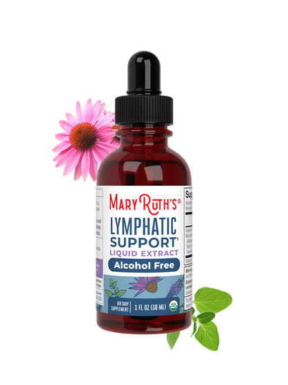 MaryRuth’s Organic Lymphatic Support Liquid Extract – Alcohol-Free Herbal Blend, 30 Servings