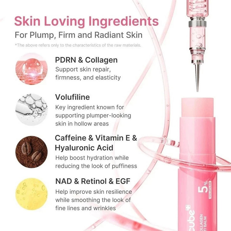 Medicube PDRN Pink Collagen Multi Balm Stick 10g Hydrating Moisturizing Balm