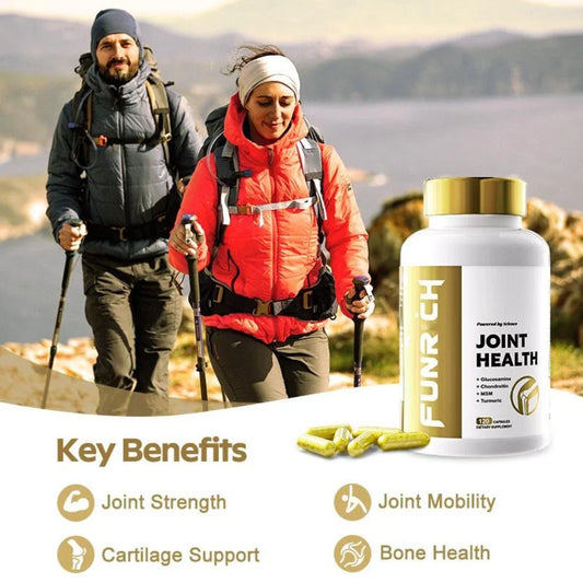 FUNRICH Joint Health Supplement 120ct Glucosamine Chondroitin MSM Turmeric New