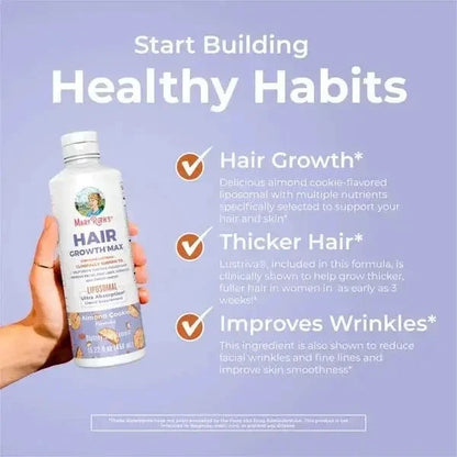 MaryRuth’s Advanced Hair Care Bundle – Daily Liquid Hair Formula 16 oz & Hair