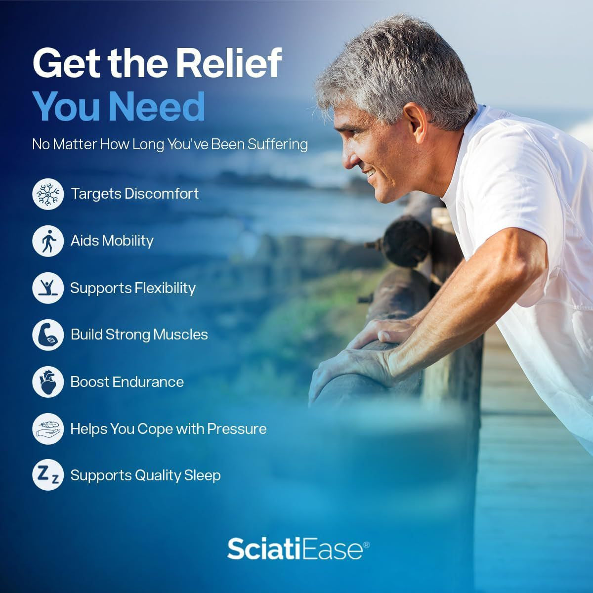 SciatiEase Labs Sciatic Ease Nerve Formula - Nervous System Health, Antioxidant