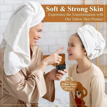 Lavender scent，Fed Beef Tallow Balm With Raw Honey Handmade All-natural Moisturi