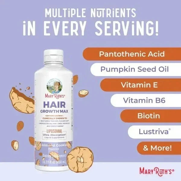 MaryRuth’s Advanced Hair Care Bundle – Daily Liquid Hair Formula 16 oz & Hair
