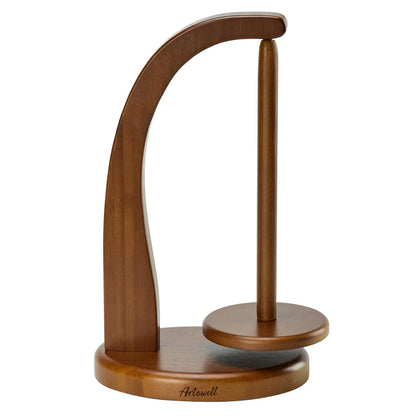 Yarn Holder for Knitting and Crocheting,Crochet Gift Standard Size, walnut