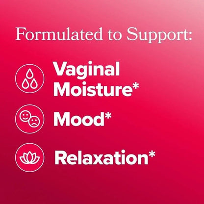 O Positiv URO Vaginal Moisture + Mood 60 Capsules Vaginal Support Exp 08/2027+