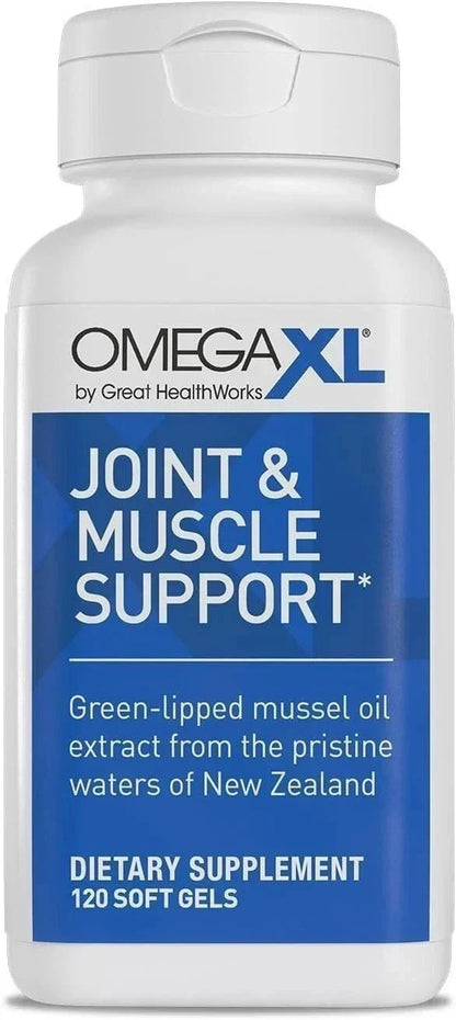 3pk Omega XL 120 Capsules Green Lipped Mussel Omega-3 Joint Relief New