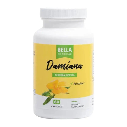Bella All Natural Damiana 60 Ct Capsules - 1 to 3 Pack