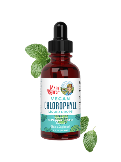 MaryRuth’s Vegan Liquid Chlorophyll Drops – Peppermint, 50mg per Serving – 2 fl oz